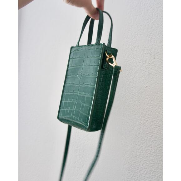 Emerald Green mini bag/ phone bag by Siizu - Picture 7 of 7